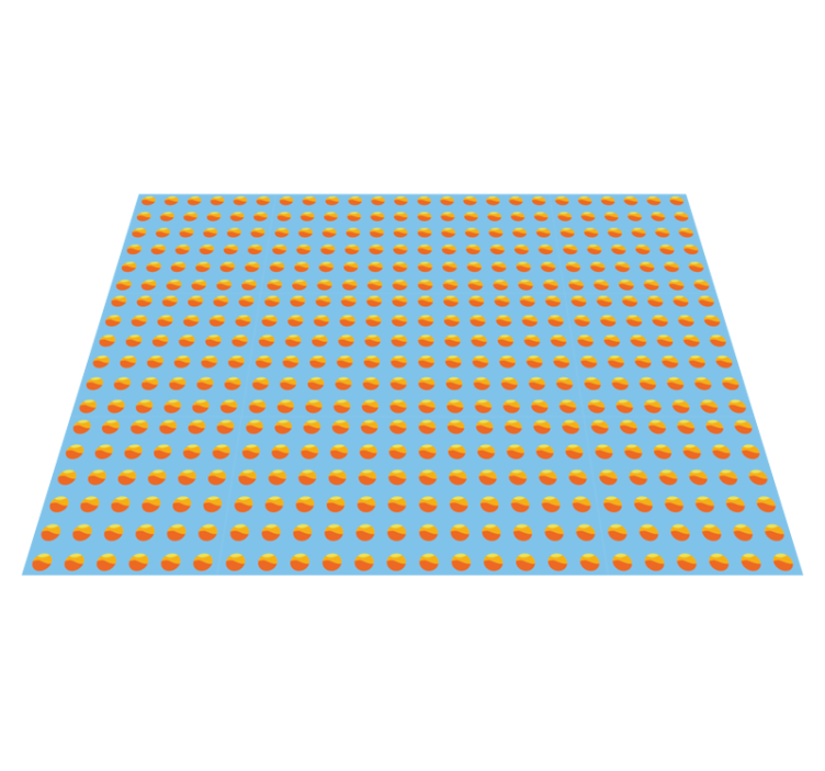 Vzorec sončne pomaranče Vinilna preproga z lesnim učinkom - TenStickers