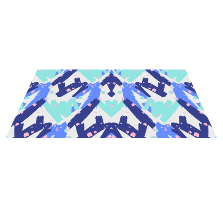 Abstraktni kamuflažni vzorec Vinilna preproga za dnevno sobo - TenStickers