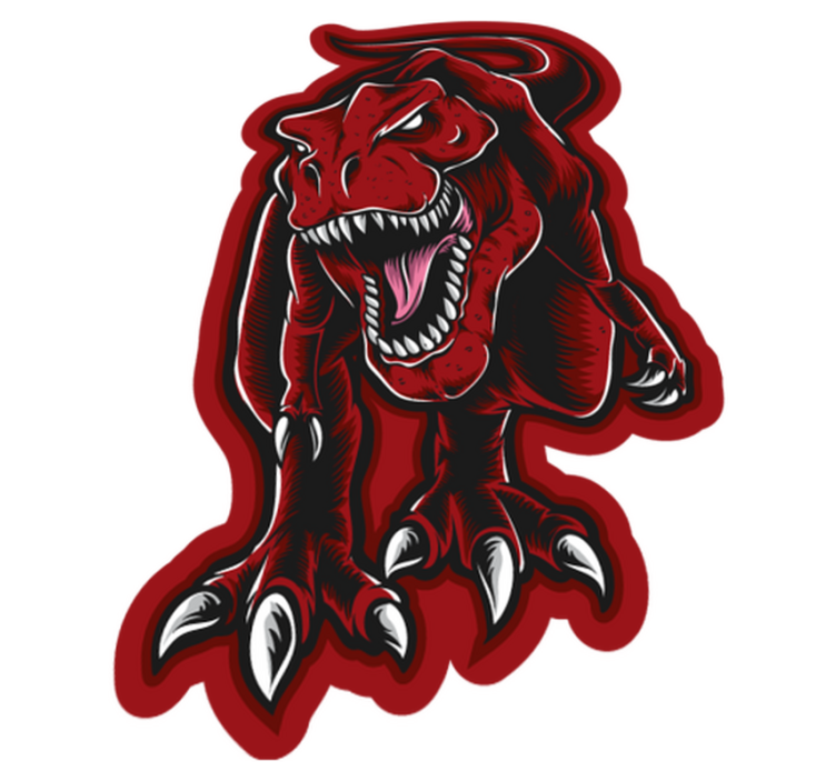 Divji dinozaver Tepih z živalskim potiskom - TenStickers