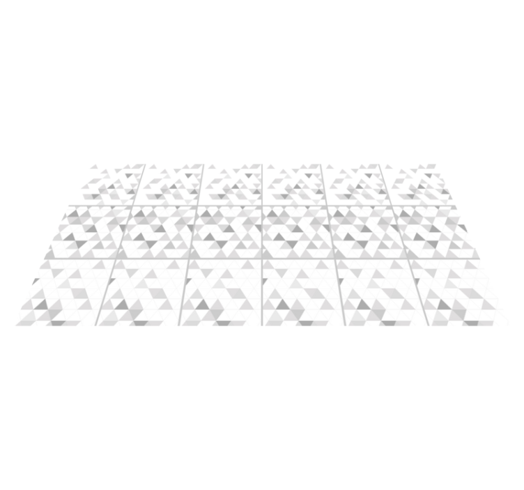 Triangular grey motifs vinilne preproge z vzorci - TenStickers