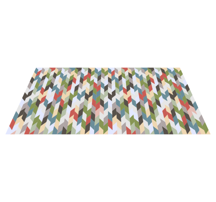 Spekter ribje kosti Vinilne preproge z geometrijskimi vzorci - TenStickers