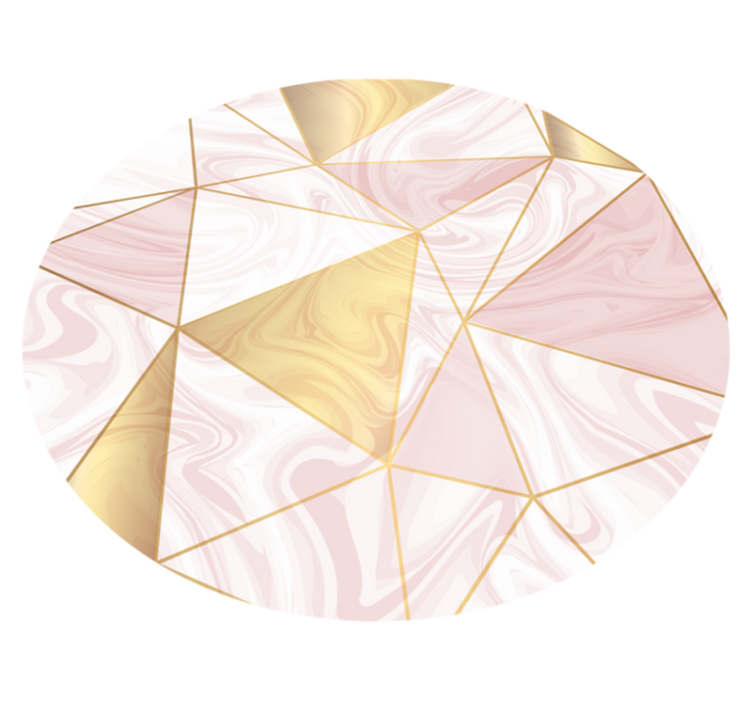 Marmornati poligoni vzorec vinil preproga domača pisarna - TenStickers