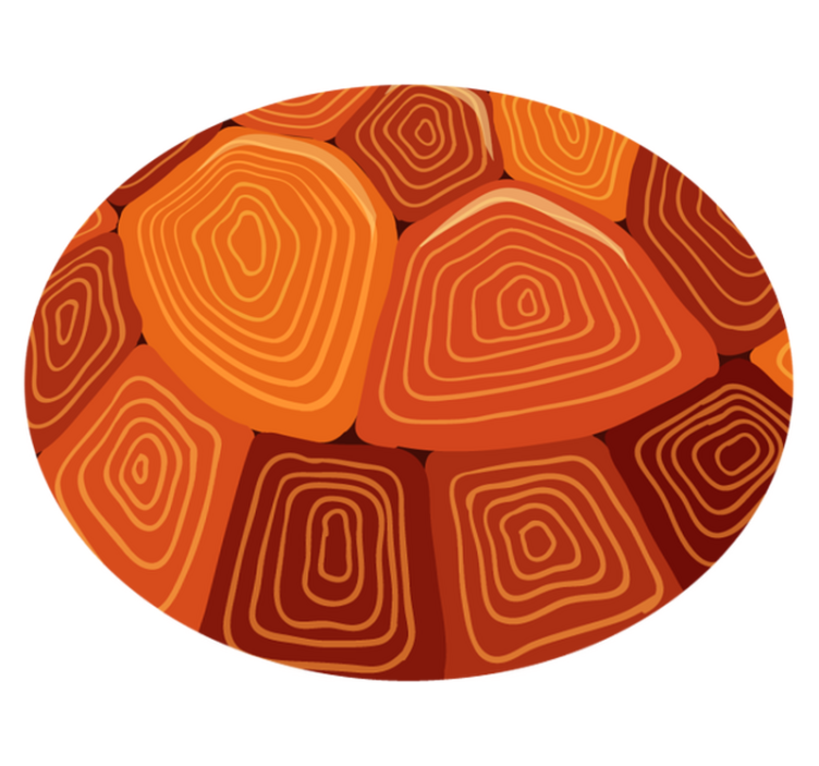 Organske konture Vinilne talne obloge z teksturo - TenStickers