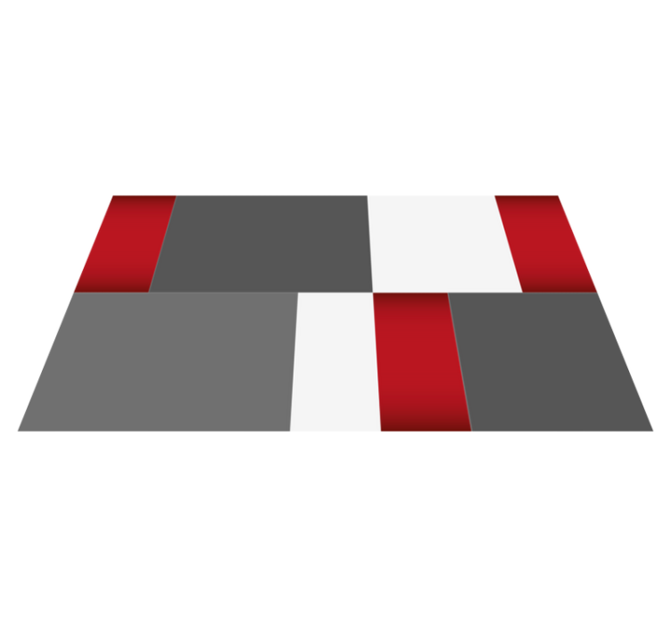 Minimalistični bloki minimalistična vinilna preproga - TenStickers