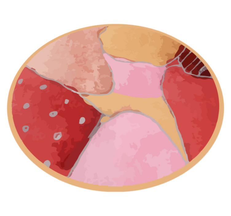 živahni cvetlični motivi Vinilna preproga za vhod - TenStickers