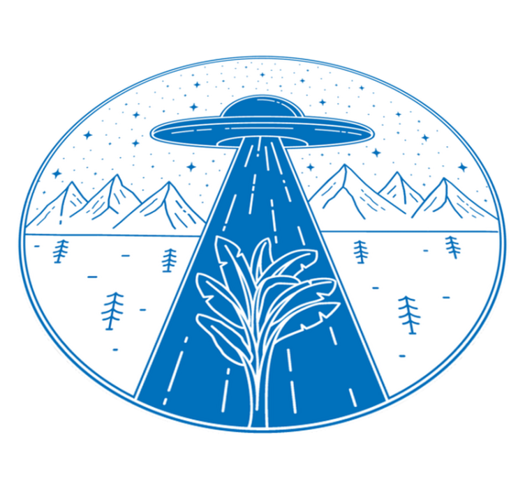 Ufo pustolovščina Vinilne preproge v drugih vzorcih - TenStickers