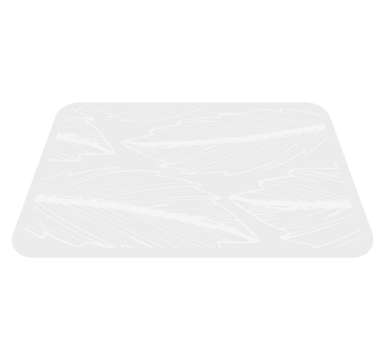 Vzorec odtisa perja Naravne vinilnea preproga - TenStickers