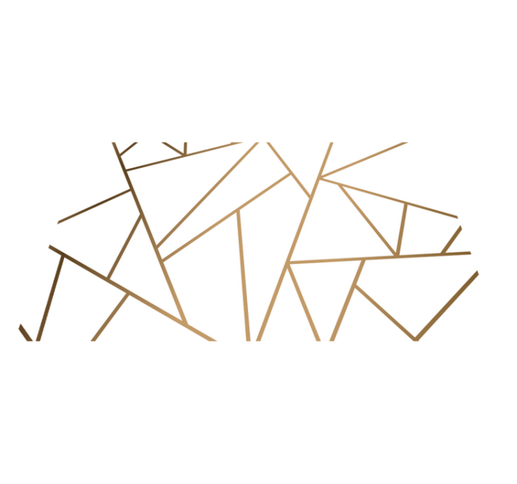 Marmor geometrijske oblike kuhinjska vinil preproga - TenStickers