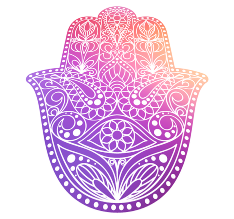 Mandala hand design vinilna preproga - TenStickers