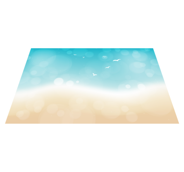 Oceanski vetrič Vinilna preproga za dnevno sobo - TenStickers