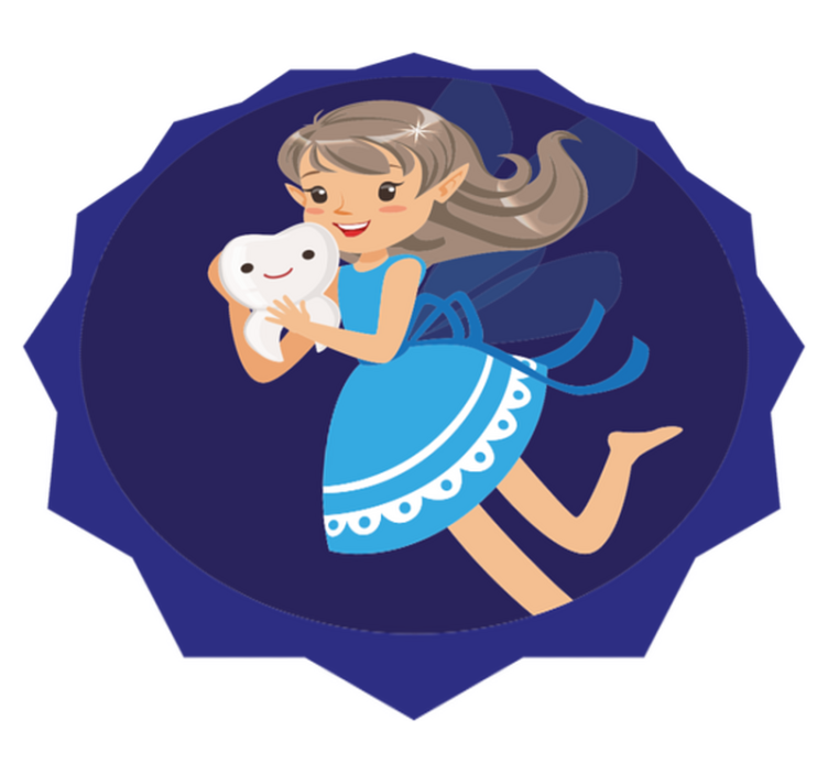 Pustolovščina zobne vile Otroške vinilna preproga - TenStickers