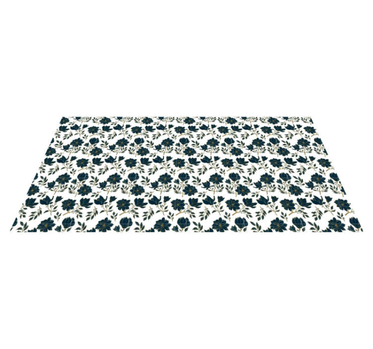 Cvetlično lepotno oblikovanje cvetlična vinilna preproga - TenStickers