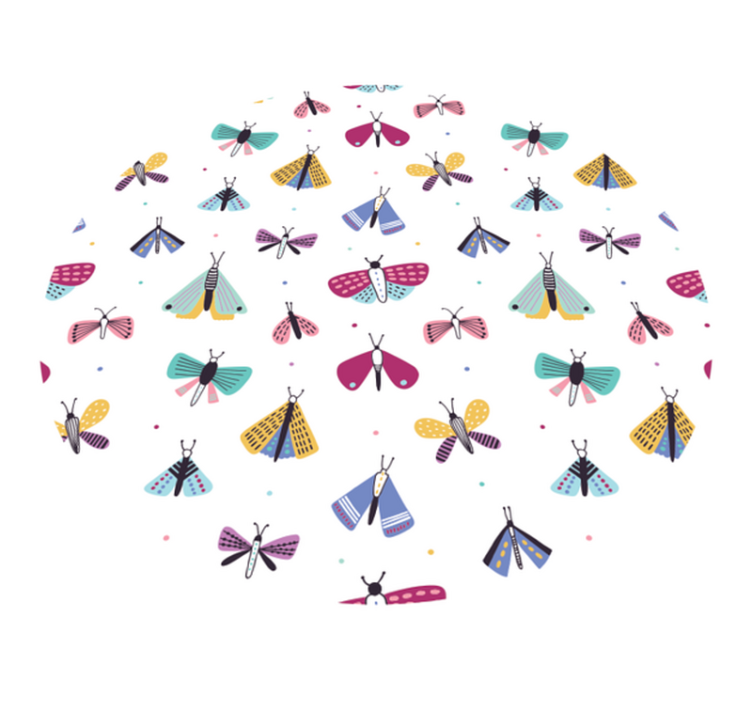 Barvita zbirka žuželk Vinilna preproga za dojenčke - TenStickers