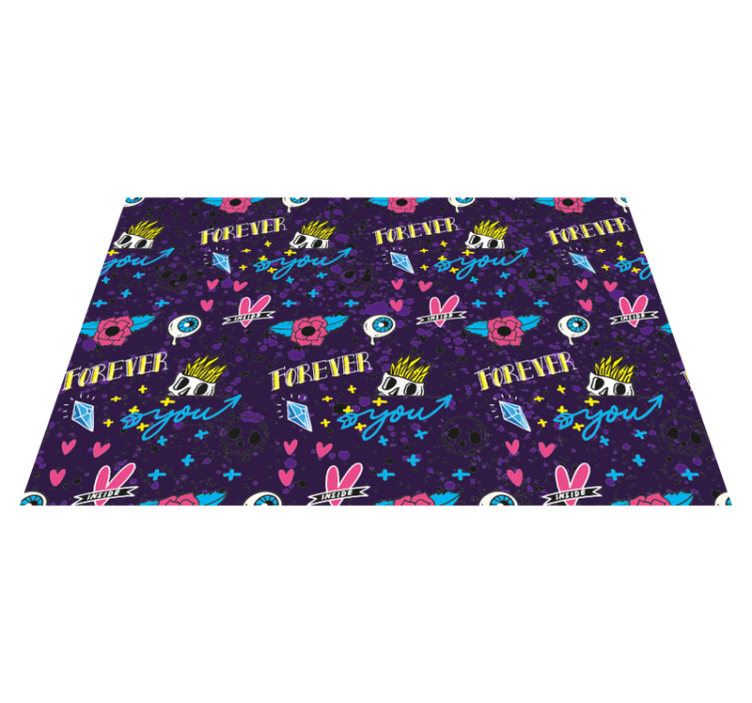 Za vedno oblikuješ Vinilne preproge v drugih vzorcih - TenStickers