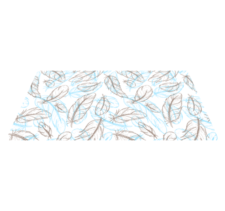 Listi, navdihnjeni z naravo Vinilna preproga za vhod - TenStickers