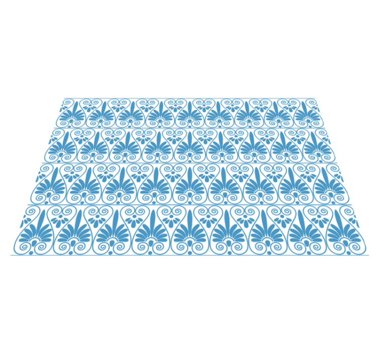 Sophisticated blue motif vinilna talna obloga - TenStickers