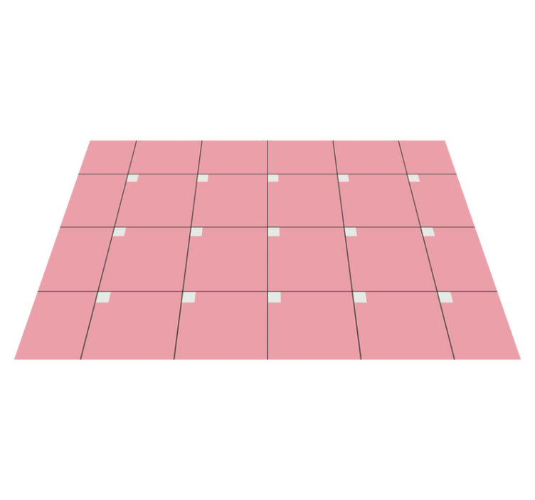 Pink squares vinilna preproga za dnevno sobo - TenStickers