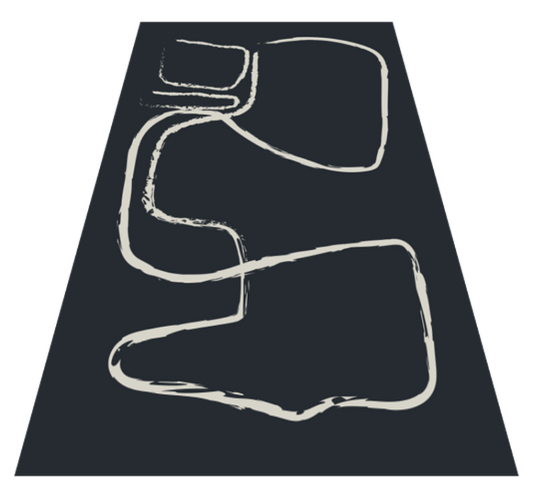 Abstraktni črtni vzorci minimalistična vinilna preproga - TenStickers