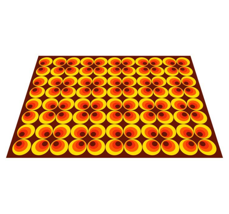 živahni okrogli motivi Vinilne talne obloge z teksturo - TenStickers