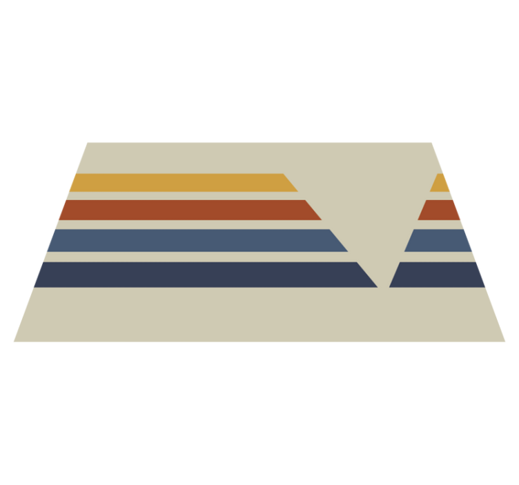 Chevron stripes motif vinilne preproge z vzorci - TenStickers