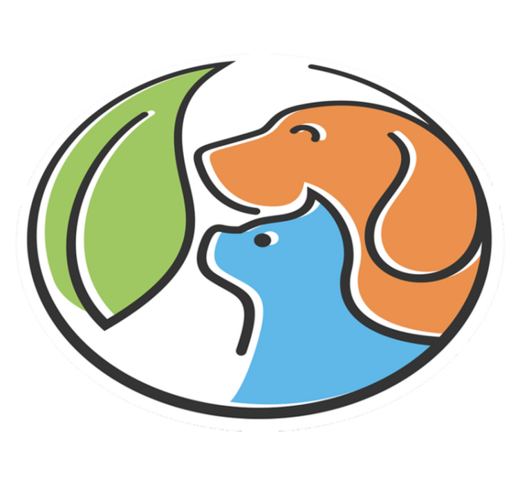 Abstraktni živalski obrazi Tepih z živalskim potiskom - TenStickers