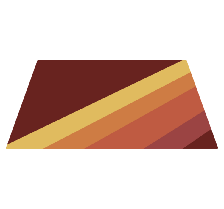 živahen črtast motiv minimalistična vinilna preproga - TenStickers