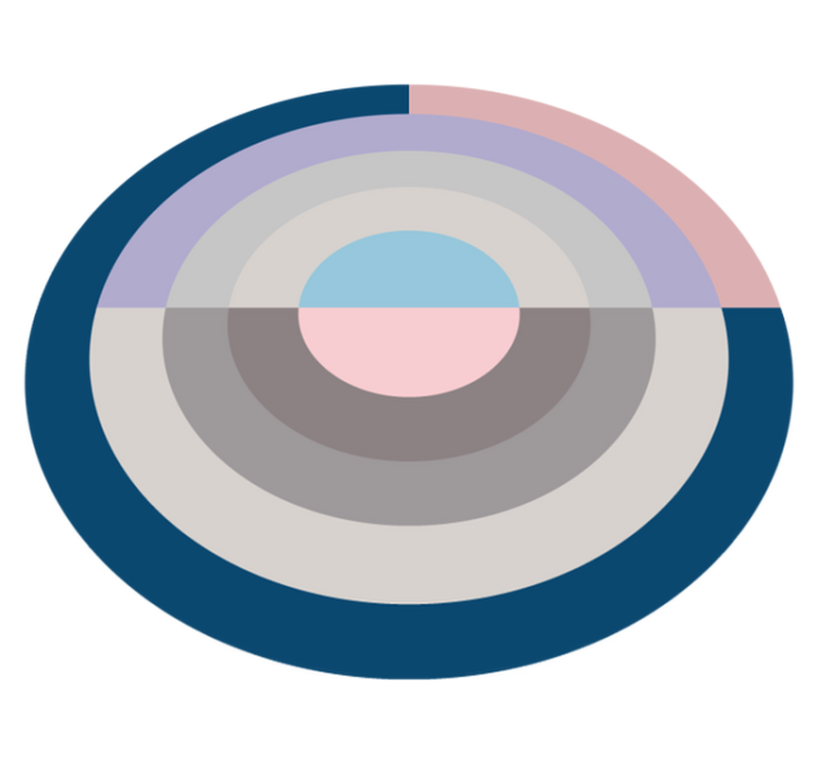 Modra nordic pikado nordic vinil preproga - TenStickers