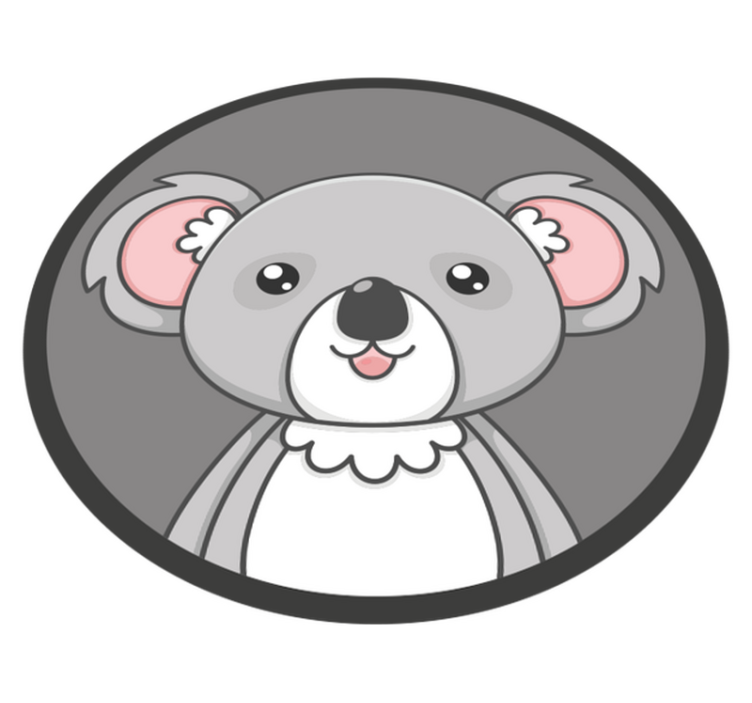 Cute koala illustration otroška vinilna preproga - TenStickers