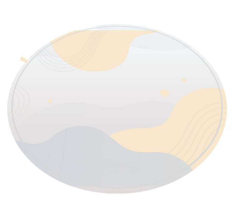 Nežni valovni motivi minimalistična vinilna preproga - TenStickers