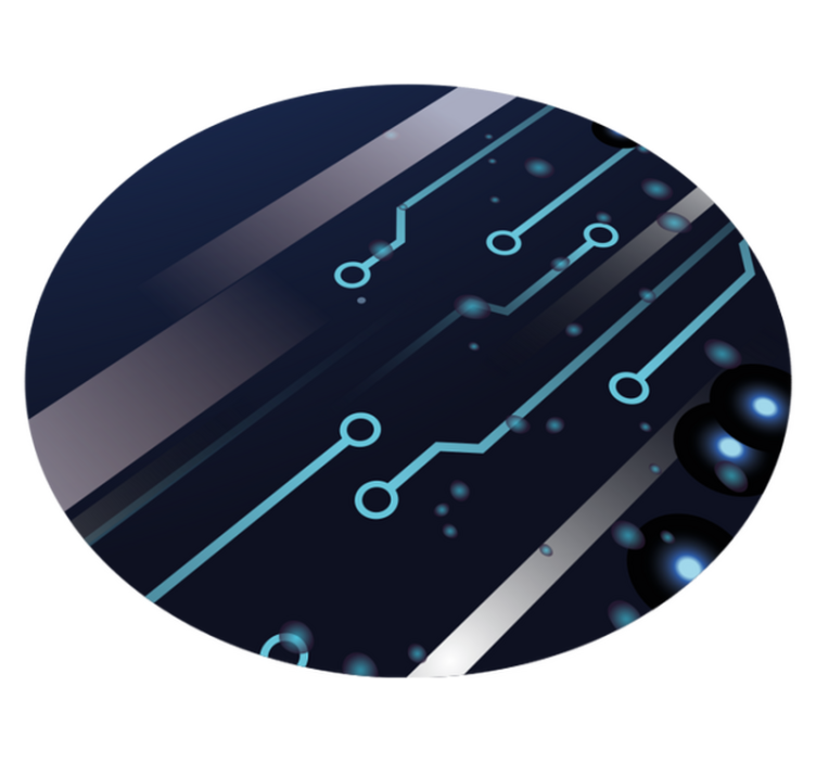 Vzorec tiskanega vezja Vinilna preproga za najstnike - TenStickers