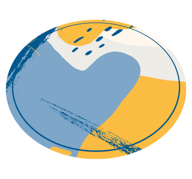 Krožna umetnost Vinilna preproga s kamnitim vzorcem - TenStickers