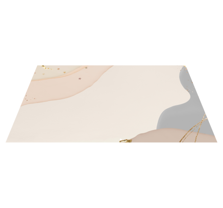 Abstraktni mehki valovi minimalistična vinilna preproga - TenStickers