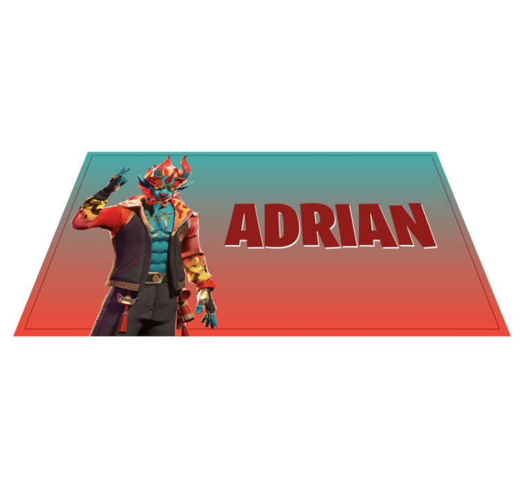 Igralni lik z imenom Vinilna preproga za najstnike - TenStickers