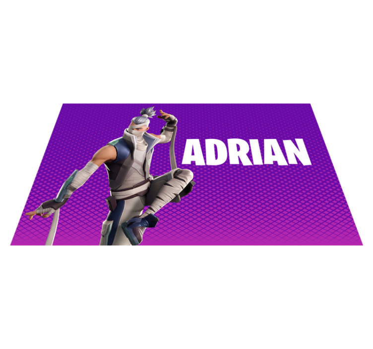 Personaliziran igralni lik Vinilna preproga za najstnike - TenStickers