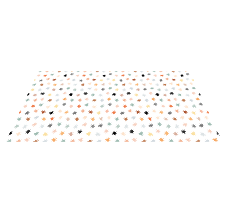 Colorful star pattern vinilna preproga z zvezdami - TenStickers