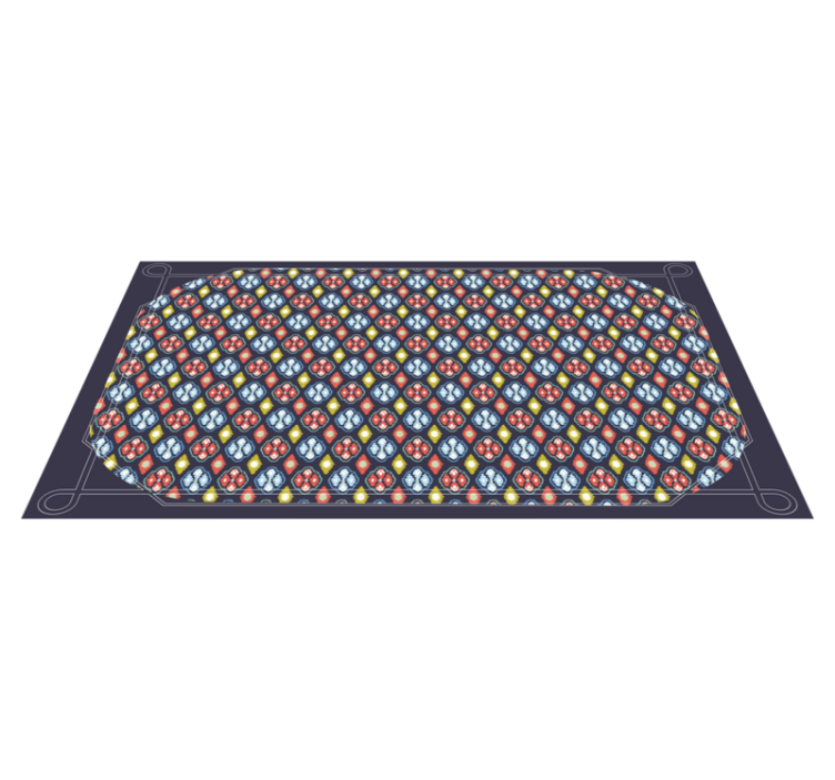 Barvita mozaična kompozicija Vinilna preproga za vhod - TenStickers