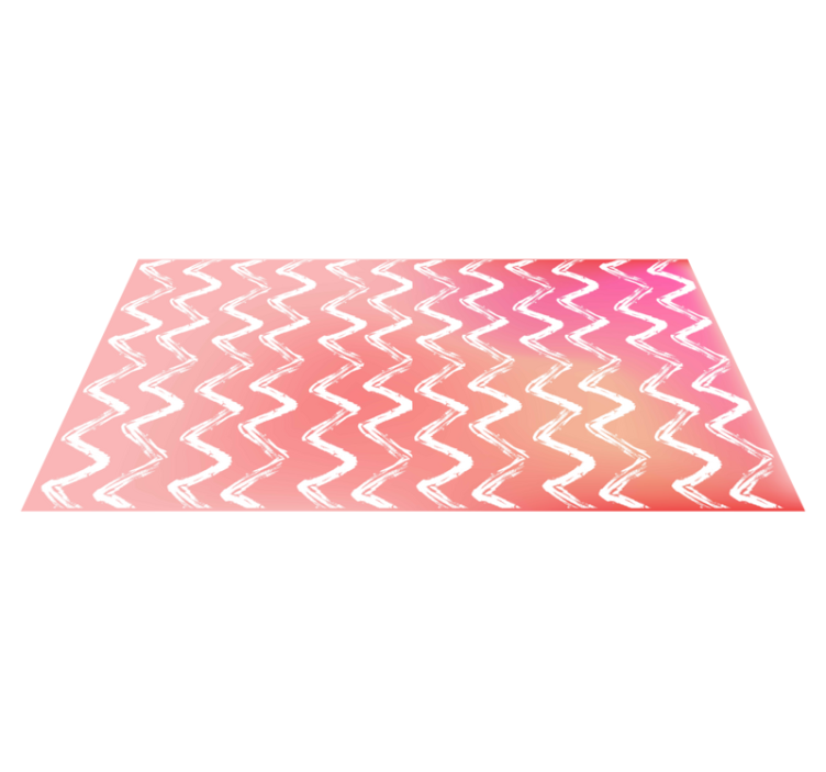 Zigzag patterned layout vinilne preproge z vzorci - TenStickers