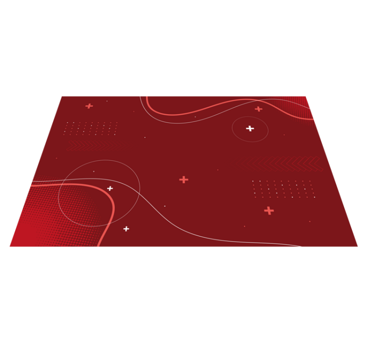 Dinamični abstraktni vzorci sodobne vinilne preproge - TenStickers