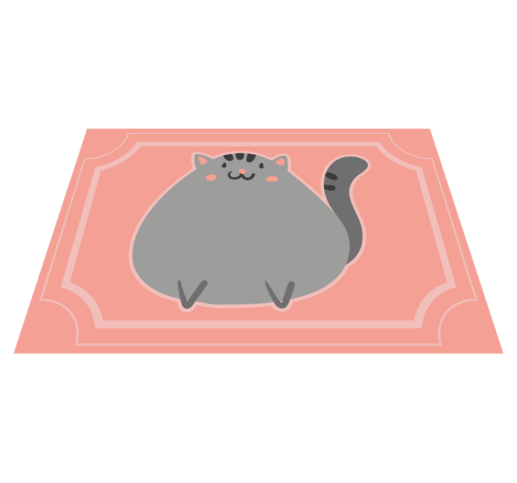 čudovita mačja umetnina Vinilne preproge v drugih vzorcih - TenStickers