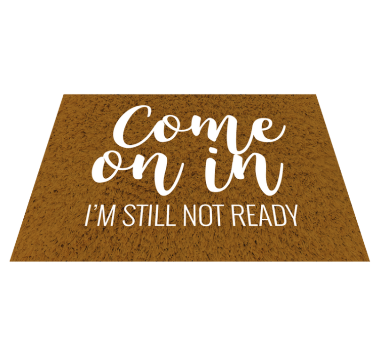 Nisem še pripravljen, ampak pridem v moderno preprogo - TenStickers