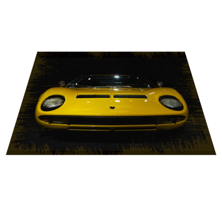 Vintage preproga lamborghini miura - TenStickers