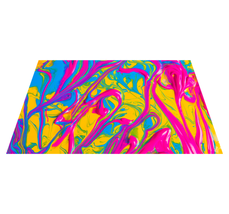 Vibrant swirl patterns sodobne vinilne preproge - TenStickers