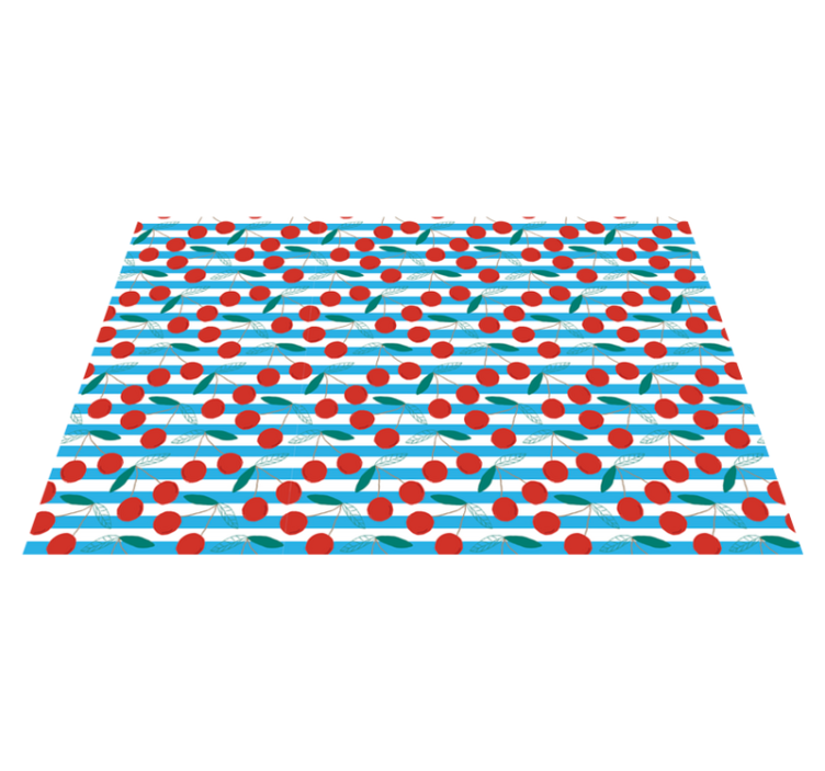 Razstava češnjevih cvetov Vinilna preproga za kuhinjo - TenStickers