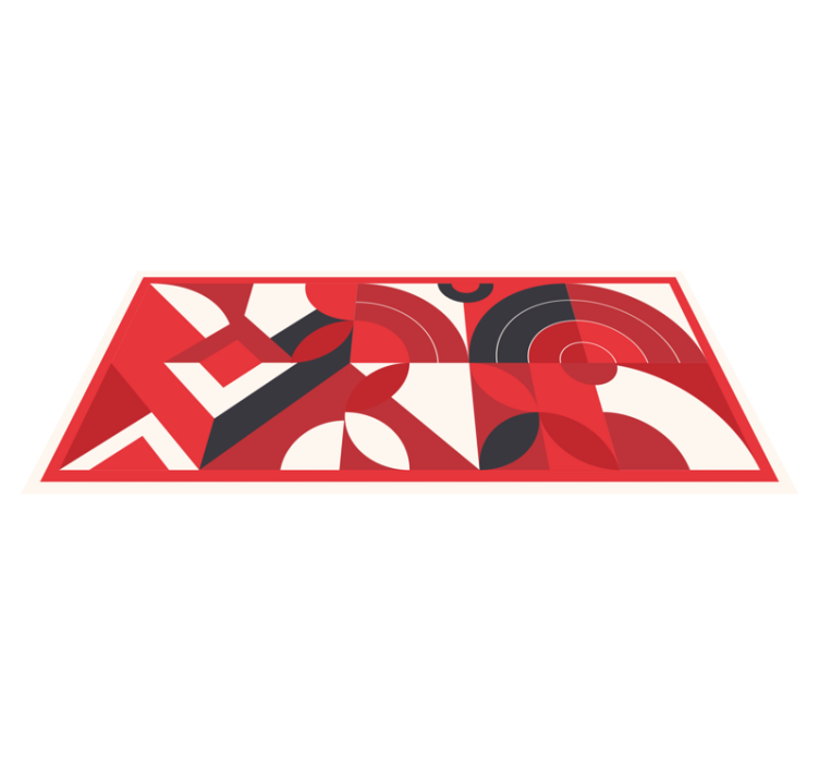 Bold abstract shapes vinilne preproge z vzorci - TenStickers