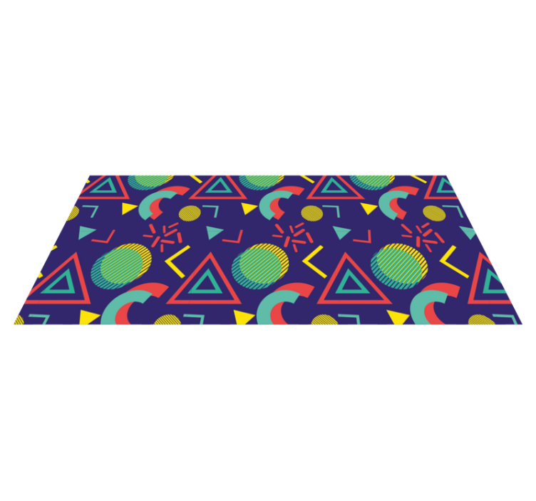 Lively geometric motifs vinilne preproge z vzorci - TenStickers