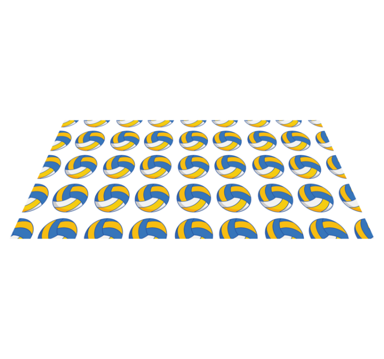 Odbojkarske žoge Vinilna preproga za najstnike - TenStickers