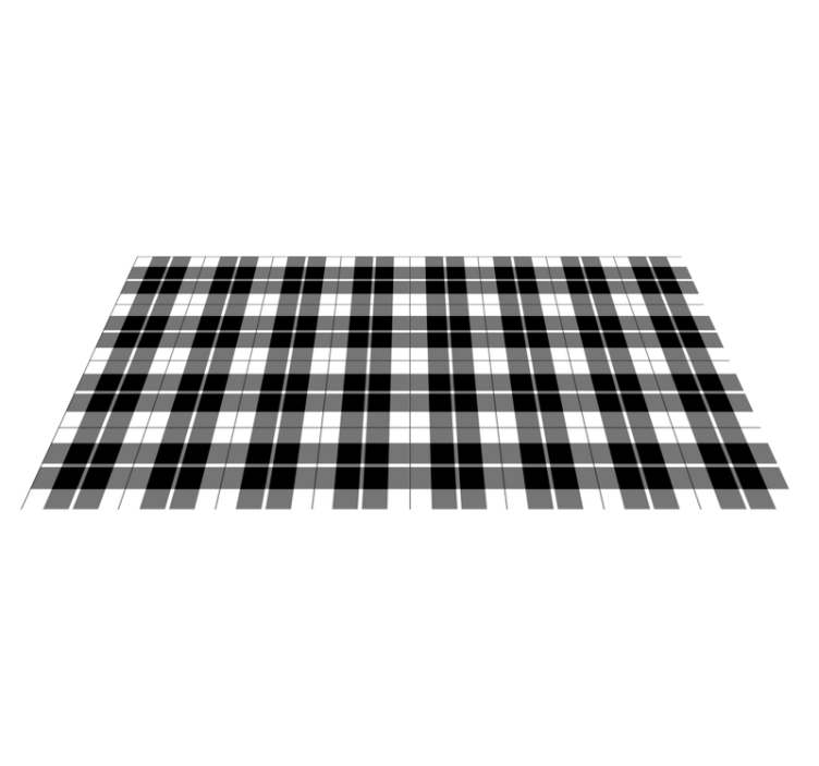 Contrasting checker pattern vinilne preproge - TenStickers