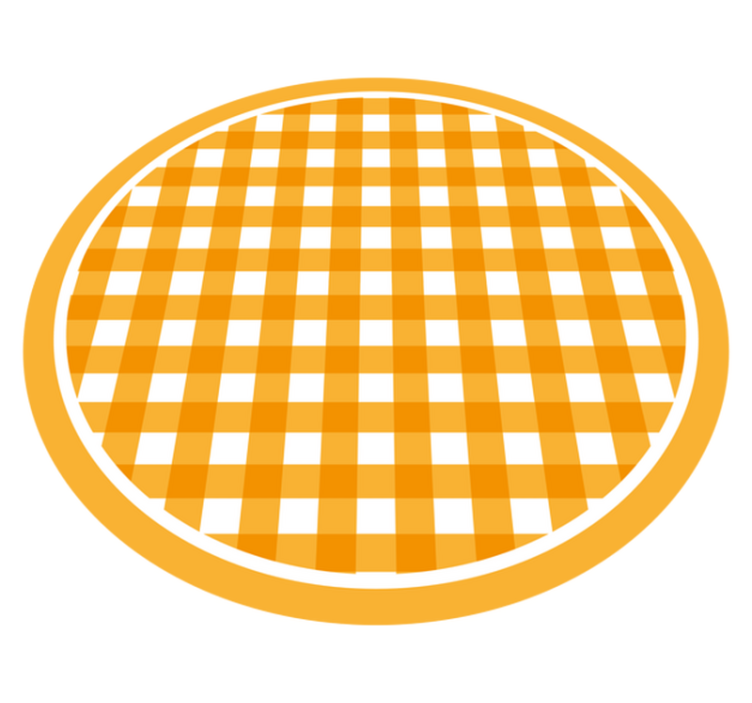 Warm checkered pattern vinilne talne obloge - TenStickers