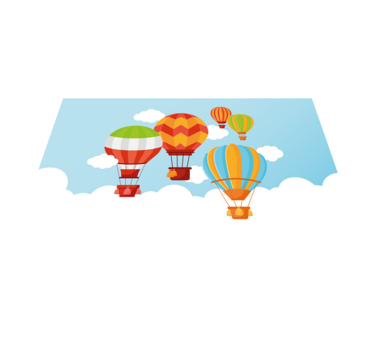 Barvit vroč zrak Vinilne preproge v drugih vzorcih - TenStickers