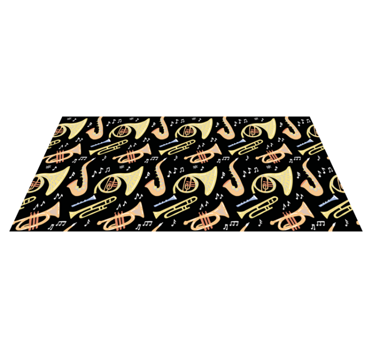 Musical instrument concepts vinilna preproga za dogodke - TenStickers